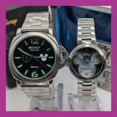 ディズニー　ミッキーマウス　腕時計　2点セット　香港ディズニーランド限定