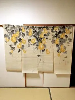 藍染 暖簾❣️本当に良い物をお探しの方❣️藍染工芸士『鈴木松男』作