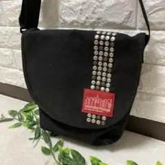 【美品】希少Manhattan Portage スタッズ メッセンジャーバッグ