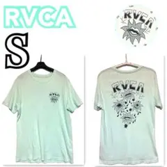 セール！RVCA ルーカ ロゴ グラフィック ミントカラー スリムフィット