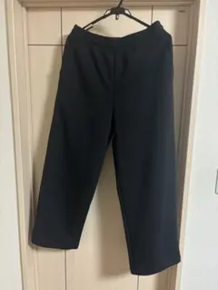 UNIQLO Cブラック ワイドパンツ Lサイズ