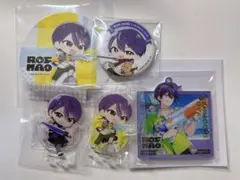 ろふまお アニカフェ 剣持刀也 アクスタ アクキー 缶バッジ コースターセット