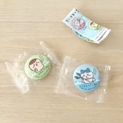 ちいかわ 缶バッジ くら寿司 くりまんじゅう ハチワレ