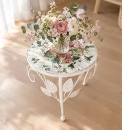 トールペイント ローテーブル 花柄 花台 アウトレット特価品 - メルカリ