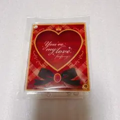 フクヤ　fukuya くじ　ロイヤルチェック　ミニアクリルフレーム　レッド　赤