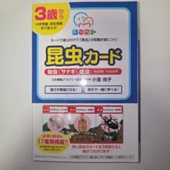 昆虫カード 3歳から中学受験・高校受験まで使える！