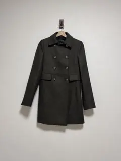未使用ZARA ウールダブルブレストコート