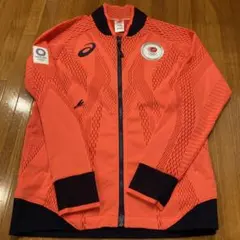 アシックス オレンジジャケット JAPAN TOKYO 2020