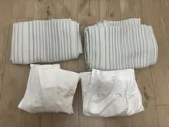 NITORI カーテン4枚セット Nナーシャ アイボリー 幅100×丈190