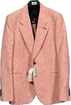 未使用 ポールスミス ジャガード総柄 テーラードジャケット M シングル 1B