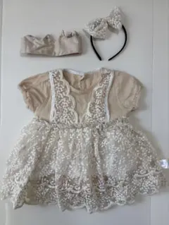 ベビードレス（80サイズ）＋クラウン