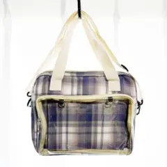 新品　痛バック　痛バ　チェック柄　2way ショルダーバッグ