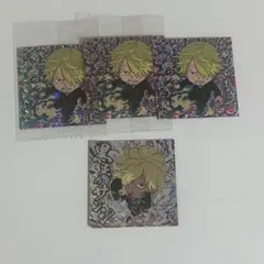 ワンピース サンジ にふぉるめーしょん シール 4枚