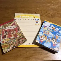 ドナルドダックチップとデール　メモ用紙セット