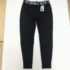 新品タグ付き　黒　裏ベロア　コンプレッションタイツ　3Lサイズ