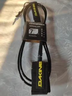 DAKINE ダカイン　黒 ／イエロー文字　リーシュコード　新品 6ft7mmのサムネイル
