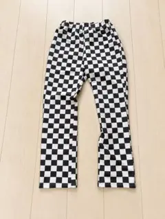 キッズ チェッカーフラッグ柄 ロングパンツ FOUND GOOD