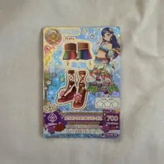 アイカツ カード 風沢そら オリエンタルリブラサンダル