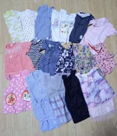 まとめ売り ベビー Tシャツ カットソー ワンピース　ドレス　アンパンマン　夏