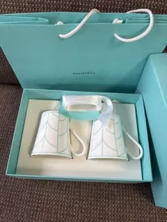 正規品　ほぼ未使用ティファニーTIFFANY マグカップ　ペア