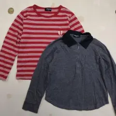 【COMME CA ISM コムサイズム】Tシャツ2点セット◇120/a400