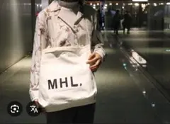 MHL. キャンバスショルダーバッグ