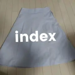 indexLサイズ ライトグレー プリーツスカートのサムネイル