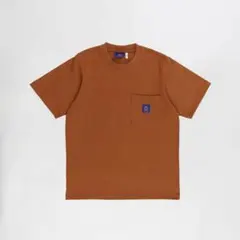 CINEMASUN ブラウン Tシャツ ポケット付き