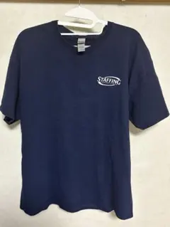 GILDAN ギルダン 企業Tシャツ バックプリント ネイビー XLサイズ