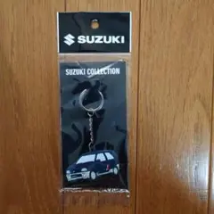 新作・スズキ・初代・アルトワークス・ラバーキーホルダー・ WORKSキーリング