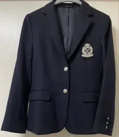 ❕ 　EAST BOY テーラードジャケット　金ボタン　ワッペン　ネイビー EASTBOY テーラードジャケット 紺ブレ ブレザー 金ボタン ワッペン 9号