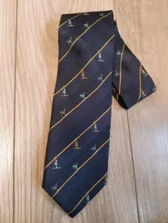 Simon Carter ネイビー ストライプネクタイ