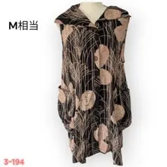 美品/良品花柄ノースリーブチュニックML相当季節不問