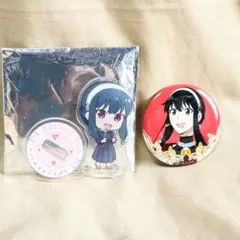 SPY×FAMILY ドン・キホーテ デフォルメアクリルスタンド　缶バッチ　ヨル