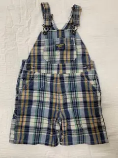 OshKosh B'gosh チェック柄オーバーオール 100