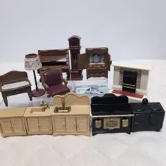 シルバニアファミリー　家具　セット　初期など　まとめ売り