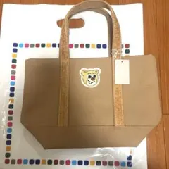 LOVERARY オールテディワッペントートバッグ　L(小) ベージュ