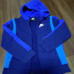 NIKE フード付きジャケット 7サイズ ネイビー/ブルー
