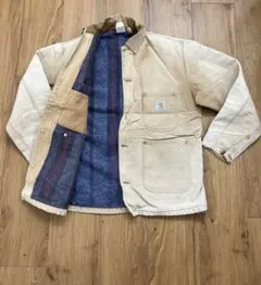 carhartt カーハート ワークジャケット カバーオール　ベージュ　古着