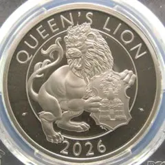 2026 イギリス 2ポンド 銀貨 PCGS チューダーズビースト ライオン 2026 イギリス 2ポンド 銀貨 PCGS チューダーズビースト ライオン