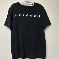 ヴィンテージF.R.I.E.N.D.S. ロゴ Tシャツ 黒