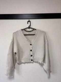 カーディガン クリーム色 Mサイズ