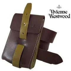 極美品 Vivienne Westwood レザーベルトポーチ シガレットケース