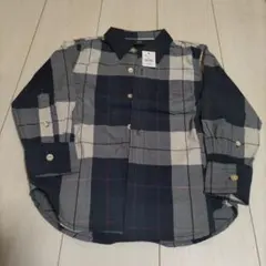 GAP　キッズ　チェック柄長袖シャツ 110cm 4-5歳
