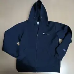 Champion ネイビー フルジップパーカー L