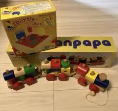 NEMMER パズルボックスと列車おもちゃ　木のおもちゃのサムネイル