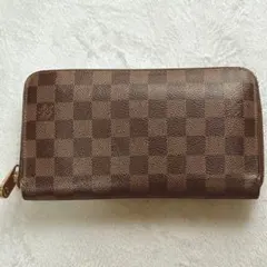 ルイ・ヴィトン N60003 ダミエエベヌ ジッピーオーガナイザー 長財布