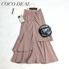 COCODEAL/ココディールアシメティアードスカートロング1/Ｓサイズのサムネイル