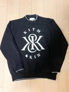 Kith ブラック ニットセーター Lサイズのサムネイル