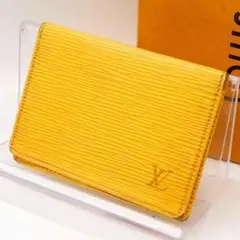 ルイヴィトン エピ ヴィエノワ 財布 がま口 コインケース イエロー